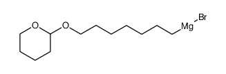 7-(tetrahydropyran-2-xyloxy)heptylmagnesium bromide结构式