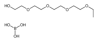 boric acid,2-[2-[2-(2-ethoxyethoxy)ethoxy]ethoxy]ethanol结构式