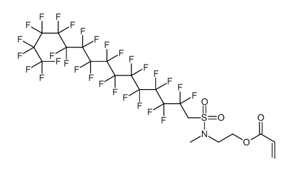 2-[methyl[(2,2,3,3,4,4,5,5,6,6,7,7,8,8,9,9,10,10,11,11,12,12,13,13,14,14,15,15,15-nonacosafluoropentadecyl)sulphonyl]amino]ethyl acrylate picture