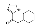 2-cyclohexyl-1-(1H-imidazol-2-yl)ethanone structure