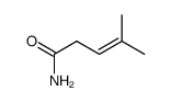 4-Methyl-3-pentenamide结构式