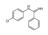 N'-(4-chlorophenyl)benzenecarboximidamide Structure