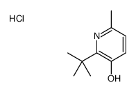 2-tert-butyl-6-methylpyridin-3-ol,hydrochloride Structure