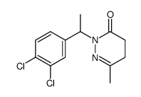 2-[1-(3,4-dichloro-phenyl)-ethyl]-6-methyl-4,5-dihydro-2H-pyridazin-3-one结构式