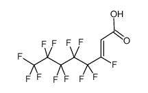 3,4,4,5,5,6,6,7,7,8,8,8-dodecafluorooct-2-enoic acid结构式