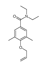 4-(Allyloxy)-N,N-diethyl-3,5-dimethylbenzamide Structure