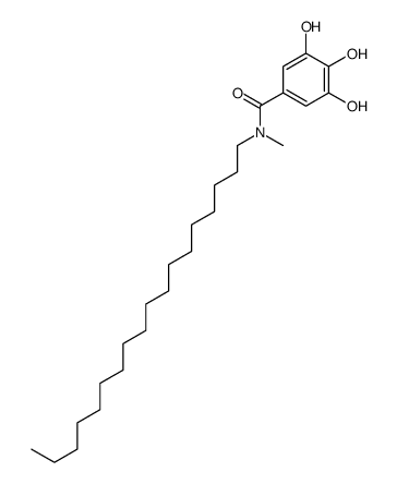 3,4,5-trihydroxy-N-methyl-N-octadecylbenzamide Structure