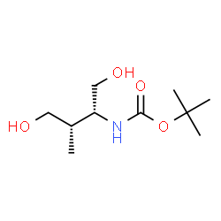 Carbamic acid, [(1R,2S)-3-hydroxy-1-(hydroxymethyl)-2-methylpropyl]-, 1,1-结构式