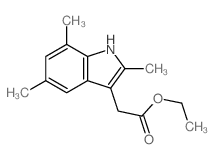 1H-Indole-3-aceticacid, 2,5,7-trimethyl-, ethyl ester picture