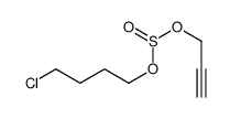 Sulfurous acid 4-chlorobutyl 2-propynyl ester Structure