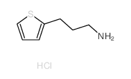 3-thiophen-2-ylpropan-1-amine结构式