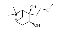 2-(2-methoxyethyl)-6,6-dimethylbicyclo[3.1.1]heptane-cis-2,3-diol Structure