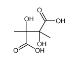 2,3-dihydroxy-2,3-dimethylbutanedioic acid结构式