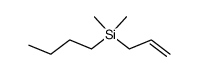 Allyl-butyl-dimethylsilan Structure
