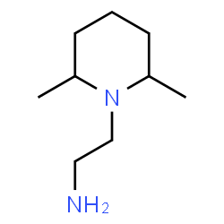 1-Piperidineethanamine, 2,6-dimethyl- Structure