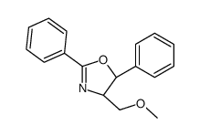 (4S,5S)-4-(methoxymethyl)-2,5-diphenyl-4,5-dihydro-1,3-oxazole结构式