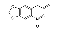 5-nitro-6-prop-2-enyl-1,3-benzodioxole Structure