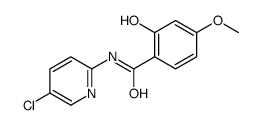 N-(5-chloropyridin-2-yl)-2-hydroxy-4-methoxybenzamide Structure