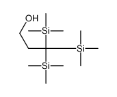 3,3,3-tris(trimethylsilyl)propan-1-ol结构式