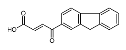 4-(9H-fluoren-2-yl)-4-oxobut-2-enoic acid结构式
