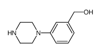 (3-piperazin-1-yl-phenyl)-methanol Structure