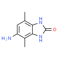 2H-Benzimidazol-2-one,5-amino-1,3-dihydro-4,7-dimethyl- Structure