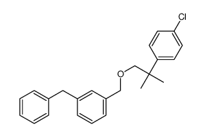 1-[1-[(3-benzylphenyl)methoxy]-2-methyl-propan-2-yl]-4-chloro-benzene结构式