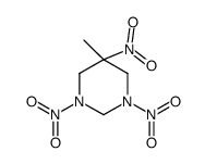 5-methyl-1,3,5-trinitro-1,3-diazinane Structure