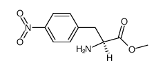 4-(2-amino-2'-carbomethoxy)ethyl-nitrobenzene methyl ester Structure