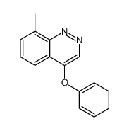 8-methyl-4-phenoxy-cinnoline结构式