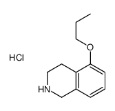 5-propoxy-1,2,3,4-tetrahydroisoquinoline,hydrochloride Structure