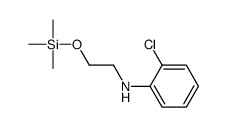 2-chloro-N-(2-trimethylsilyloxyethyl)aniline结构式