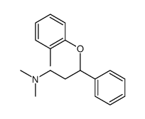 Benzenepropanamine, N,N-dimethyl-γ-(2-methylphenoxy) Structure