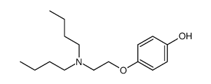 4-(2-dibutylamino-ethoxy)-phenol Structure