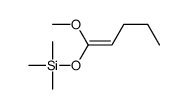 1-methoxypent-1-enoxy(trimethyl)silane Structure