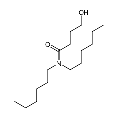 N,N-dihexyl-4-hydroxybutanamide Structure