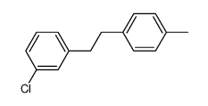 1-(m-Chlorphenyl)-2-tolylethan Structure