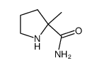 H-DL-(αMe)Pro-NH2 Structure