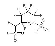 1,2,2,3,3,4,4,5,5,6-decafluorohexane-1,6-disulfonyl fluoride结构式