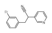 3-(3-BROMO-PHENYL)-2-PYRIDIN-3-YL-PROPIONITRILE Structure