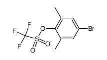 4-bromo-2,6-dimethylphenyl trifluoromethanesulfonate Structure