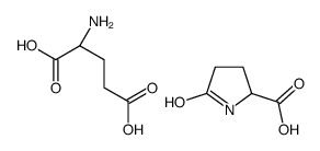 L-glutamic acid, compound with 5-oxo-DL-proline (1:1) Structure