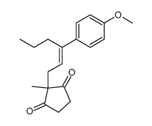 3-methoxy-5,6,8,14-disecoestra-1,3,5(10),9(11)-tetraen-17-one结构式