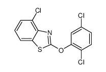 4-chloro-2-(2,5-dichlorophenoxy)benzothiazole Structure