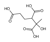 4-hydroxy-pentane-1,3,4-tricarboxylic acid结构式