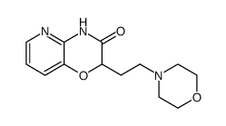 2H-Pyrido[3,2-b]-1,4-oxazin-3(4H)-one, 2-[2-(4-morpholinyl)ethyl] Structure