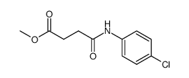 methyl 4-(4-chloroanilino)-4-oxobutanoate structure