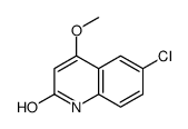 6-CHLORO-4-METHOXYQUINOLIN-2-OL Structure