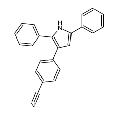 4-(2,5-diphenyl-1H-pyrrol-3-yl)benzonitrile Structure