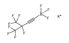 potassium (heptafluoro-3-methylbutynyl)trifluoroborate Structure